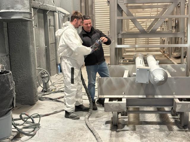 Thomas hos kunde der metalliserer